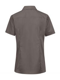 Kurzarm Bluse in Taupe für Damen